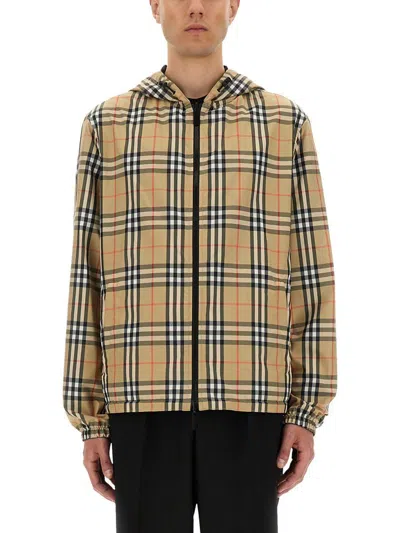 Burberry Newport Reversible Jacket In Brown
