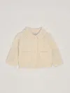 Burberry Single-breasted Knitted Cardigan In Panna