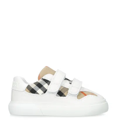 Burberry N1 - Noah Strap Sneaker In Sand Check