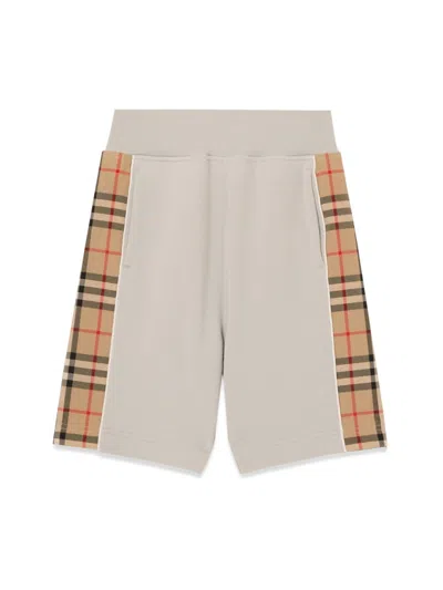 Burberry Nolen Bermuda Shorts In Neutral