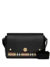 Burberry Check Lining Shoulder Bag With Adjustable Strap