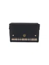 Burberry Womens Black Note Leather Cross-body Bag In Black