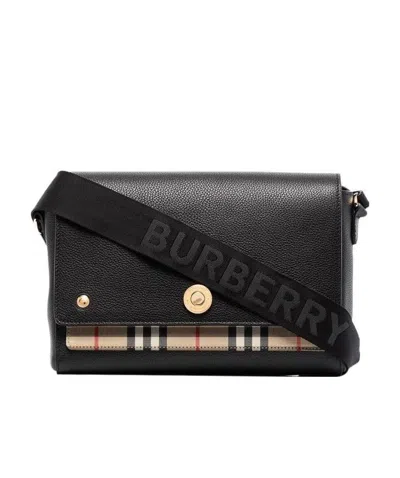 BURBERRY BURBERRY VINTAGE CHECKED NOTE CROSSBODY BAG