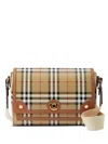 Burberry Medium Note Coated Canvas Crossbody Bag