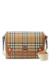 Burberry Medium Note Coated Canvas Crossbody Bag
