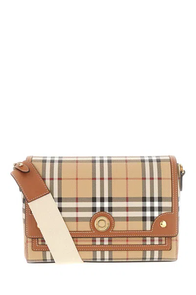 Burberry Note Medium Crossbody Bag In Brown