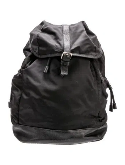 Pre-owned Burberry Nova Check Backpack In Black