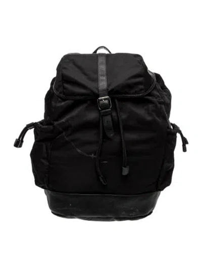 Pre-owned Burberry Nova Check Backpack In Black