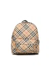 Burberry Nova Check Backpack In Sand