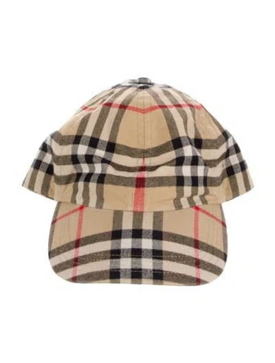 Pre-owned Burberry Nova Check Baseball Cap In Neutral