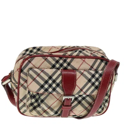 Pre-owned Burberry Nova Check Beige Synthetic Shoulder Bag ()