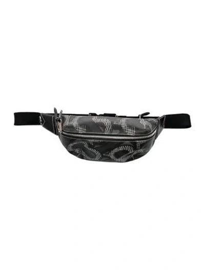 Pre-owned Burberry Nova Check Belt Bag In Gray