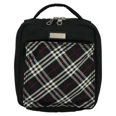 Pre-owned Burberry Nova Check Black Label Nylon Black Nylon Shoulder Bag Bag ()