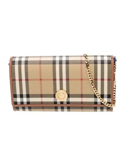 Pre-owned Burberry Nova Check Hampshire In Neutral