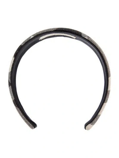 Pre-owned Burberry Nova Check Headband In Neutral