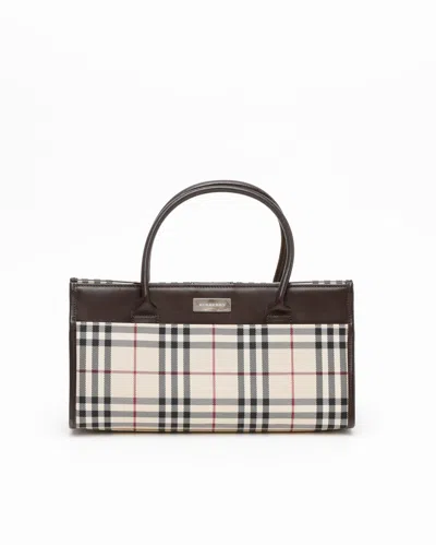 Burberry Nova Check Hobo Bag In Multi