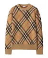 Burberry Ered Wool And Mohair Pullover Sweater In Nude