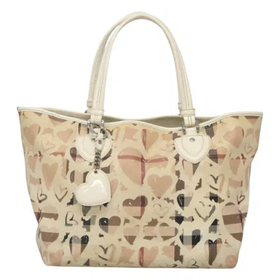 Pre-owned Burberry Nova Check Multicolour Canvas Tote Bag ()