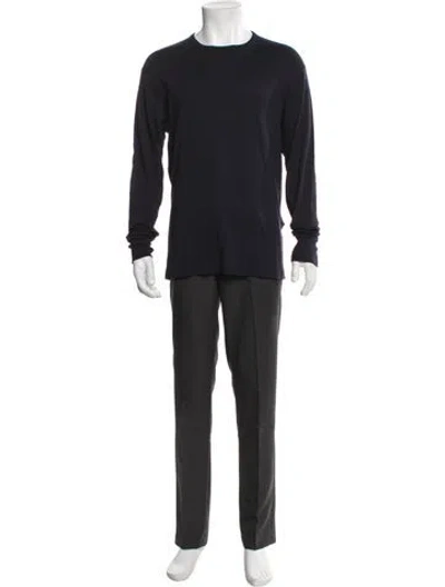 Pre-owned Burberry Nova Check Pattern Crew Neck T-shirt In Black