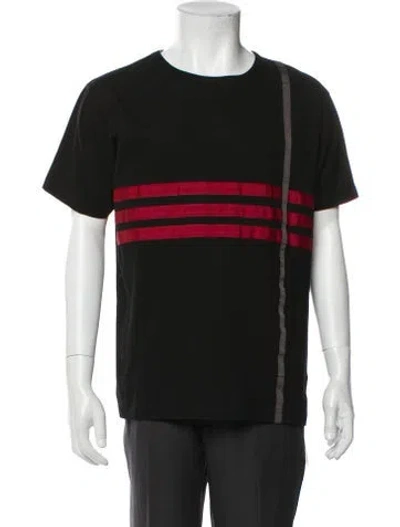 Pre-owned Burberry Nova Check Pattern Crew Neck T-shirt In Black