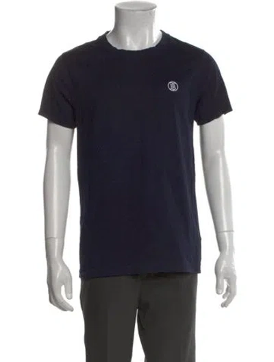 Pre-owned Burberry Nova Check Pattern Crew Neck T-shirt In Black