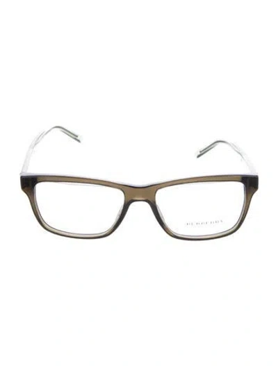 Pre-owned Burberry Nova Check Pattern Eyeglasses In Black