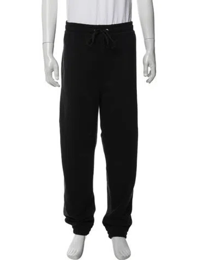 Pre-owned Burberry Nova Check Pattern Joggers In Black