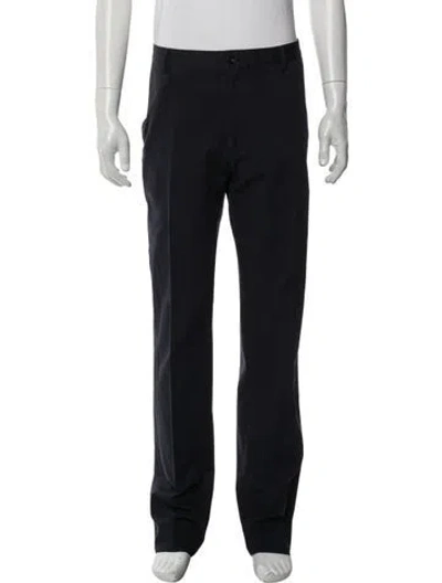 Pre-owned Burberry Nova Check Pattern Pants In Black