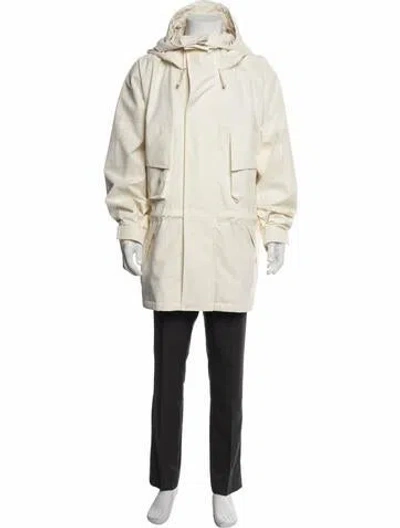 Pre-owned Burberry Nova Check Pattern Parka W/ Tags In Neutral