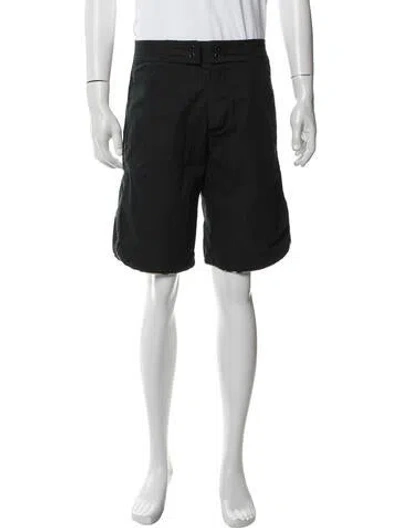 Pre-owned Burberry Nova Check Pattern Swim Trunks In Black