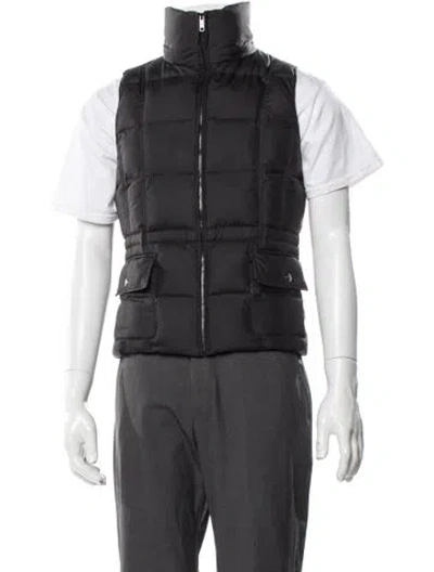 Pre-owned Burberry Nova Check Pattern Vest In Black