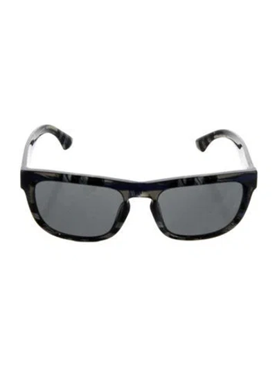Pre-owned Burberry Nova Check Pattern Wayfarer Sunglasses