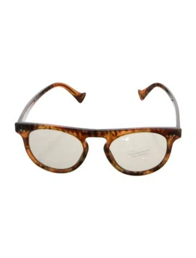 Pre-owned Burberry Nova Check Pattern Wayfarer Sunglasses W/ Tags In Brown