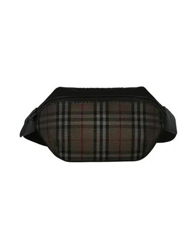 Burberry Nova Check Printed Belt Bag Man Belt Bag Beige Size - Cotton, Polyester