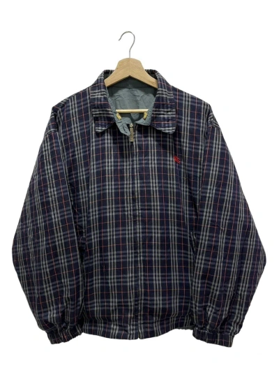 Pre-owned Burberry Nova Check Riversible Jacket In Multicolor