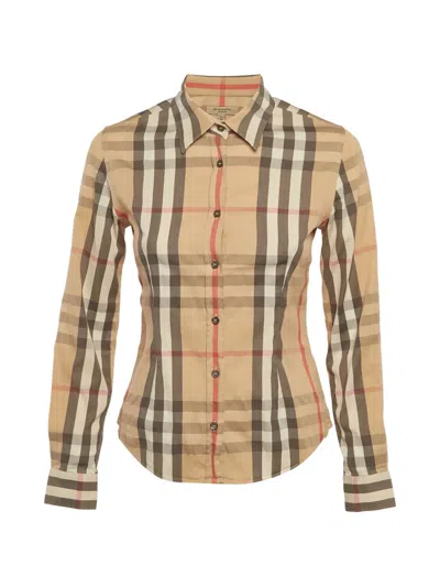 Pre-owned Burberry Nova Check Shirt In Neutral