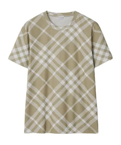 BURBERRY BURBERRY NOVA CHECK SHORT-SLEEVED CREWNECK T-SHIRT