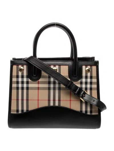 Pre-owned Burberry Nova Check Title In Neutral