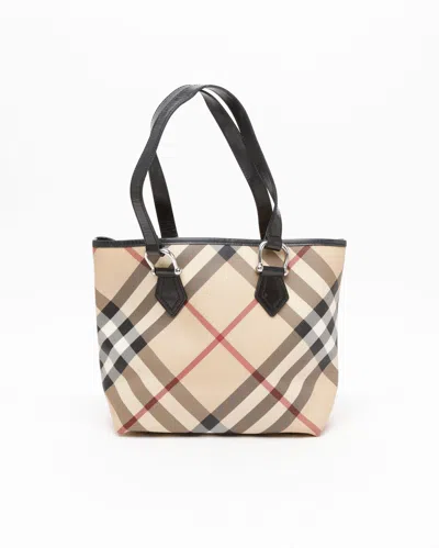 Burberry Nova Check Tote Bag