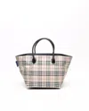 Burberry Nova Check Tote Bag In Sand