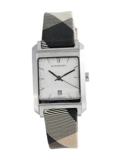 Pre-owned Burberry Nova Check Watch In Multicolor