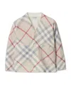 Burberry Nova Check Wool Cardigan In Nude