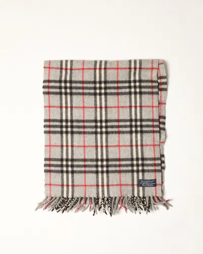 Burberry Nova Check Wool Scarf