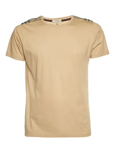 Pre-owned Burberry Novacheck-patch T-shirt