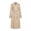 BURBERRY NUDE COTTON TRENCH FOR WOMEN | SS24 COLLECTION