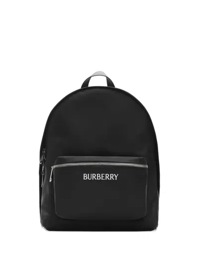Burberry Nylon Backpack In Black