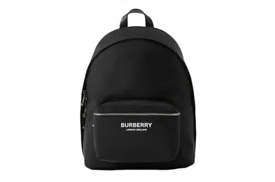 Pre-owned Burberry Nylon Backpack Black