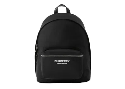 Pre-owned Burberry Nylon Backpack In Black