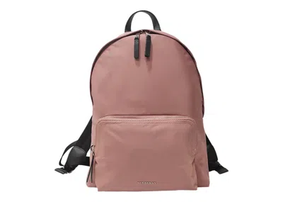 Pre-owned Burberry Nylon Backpack In Peach