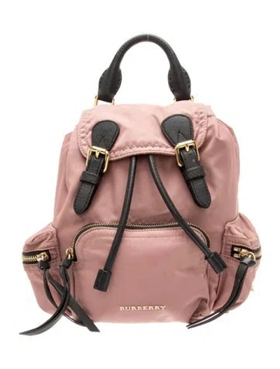 Pre-owned Burberry Nylon Backpack In Neutrals